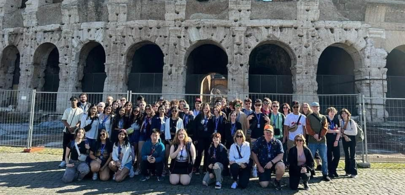 image of Westwood Students at the Colosseum in Rome